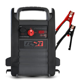 Schumacher DSR165 front view showing controls and robust housing, reliable professional performance