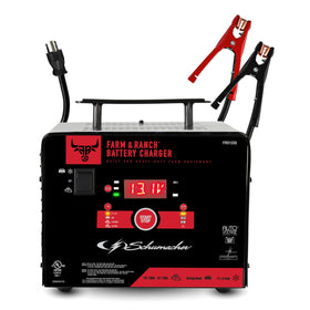 Schumacher FR01335 front panel view showing controls and sturdy housing for reliable operation