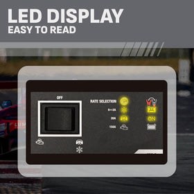 Schumacher SC1364 connected to car battery to deliver a quick engine start