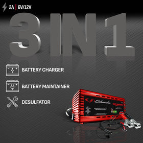 Schumacher SP1296 close-up of controls and labels offering clear operation and safe settings