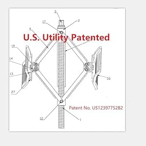 Schumaho chock next to ruler showing adjustable fit and sizing clarity