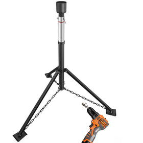 Schumaho front view of tripod jack showing sturdy frame and stable support benefit