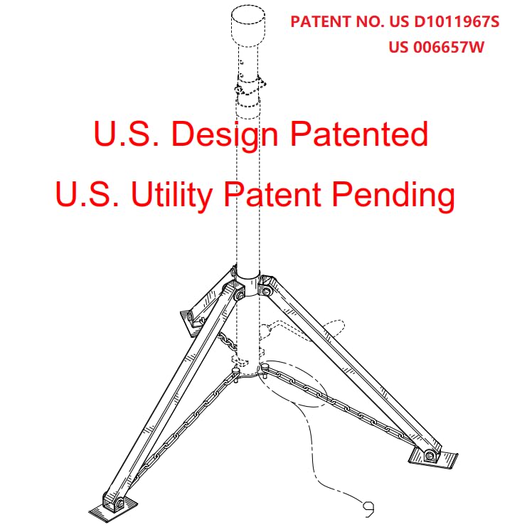 Schumaho leg base and footpad closeup highlighting stable contact and ground protection benefit