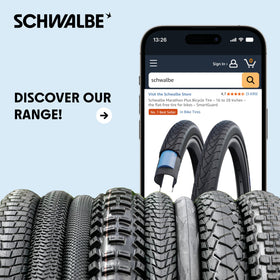 Schwalbe on a commuter bike showing fast roadside inflation advantage