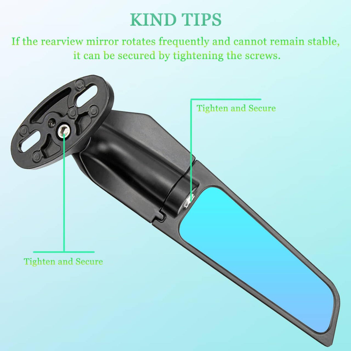Scillky installation kit with screws and wrench enabling quick mounting