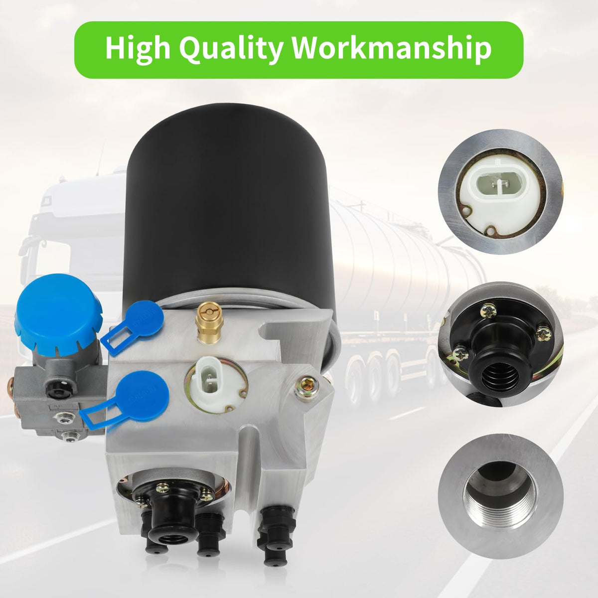 SCITOO installed on AD-IS dryer assembly demonstrating correct fitment