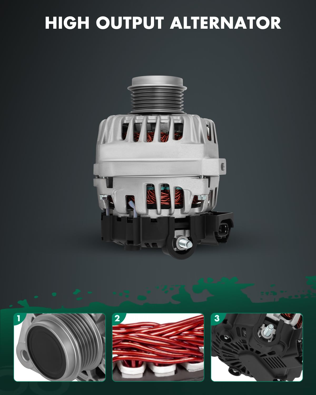 SCITOO alternator bearing closeup tested for durability and smooth rotation