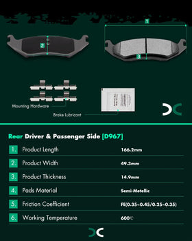 SCITOO pad backplate gasket detail demonstrating vibration absorption for reduced noise