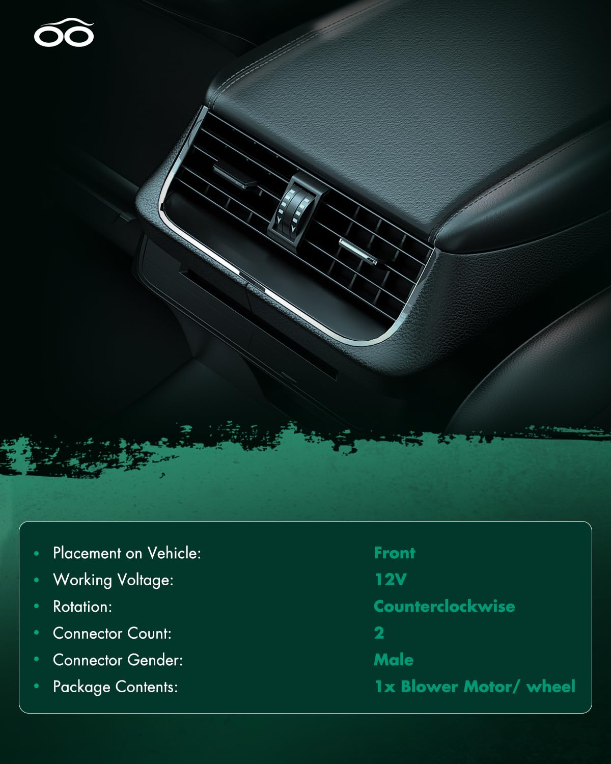 SCITOO blower motor installed under dash demonstrating restored cabin airflow benefit