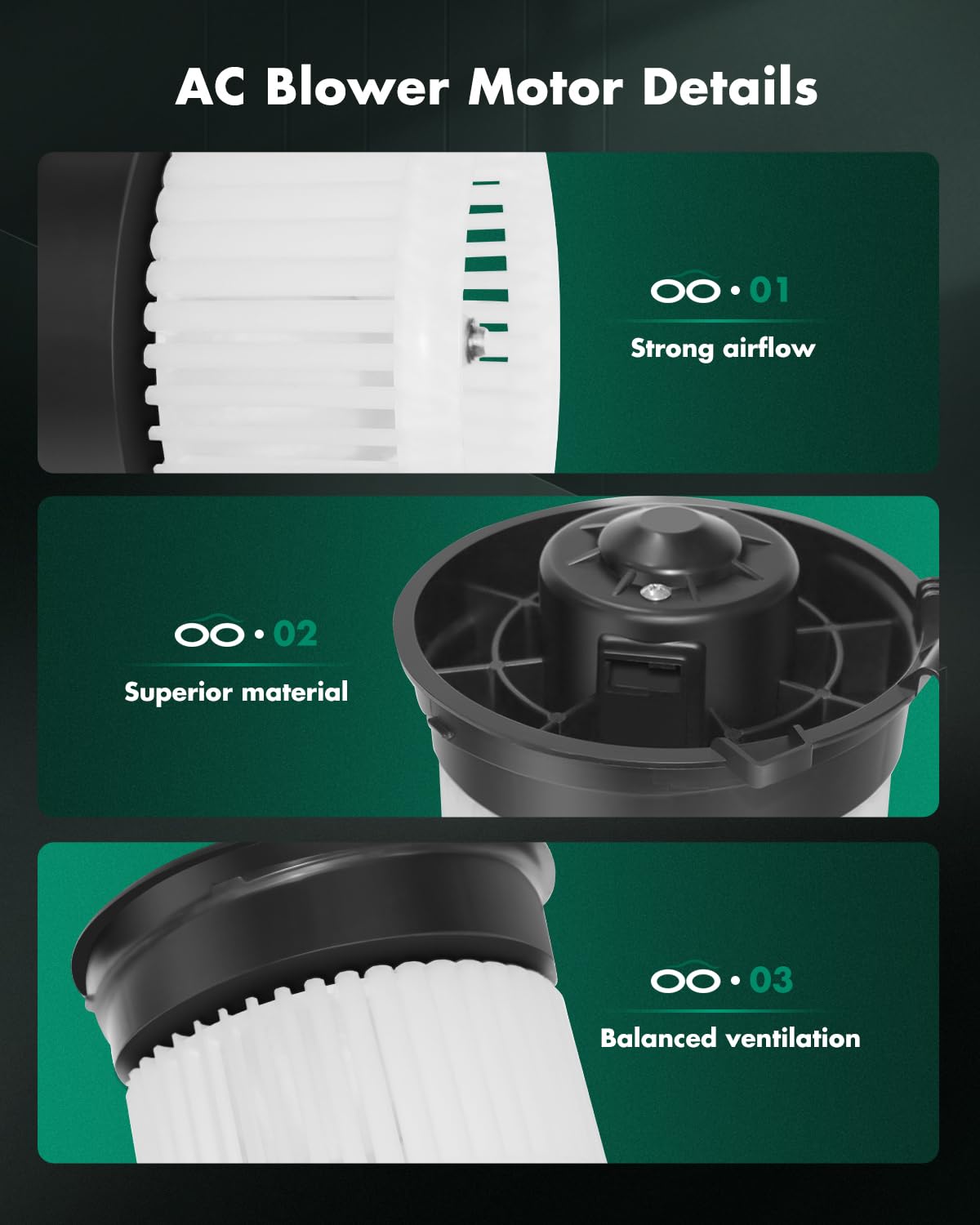 SCITOO two-terminal female connector detail showing easy plug-in replacement benefit