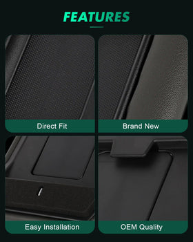SCITOO lid installed in Chevy Silverado interior demonstrating restored look
