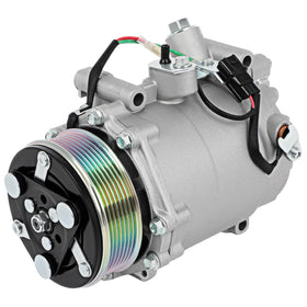 SCITOO compressor front assembly showing mounting points and fit for Acura TSX, ensures direct installation