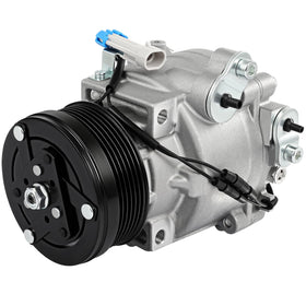 SCITOO compressor front view showing full assembly and direct-fit benefit