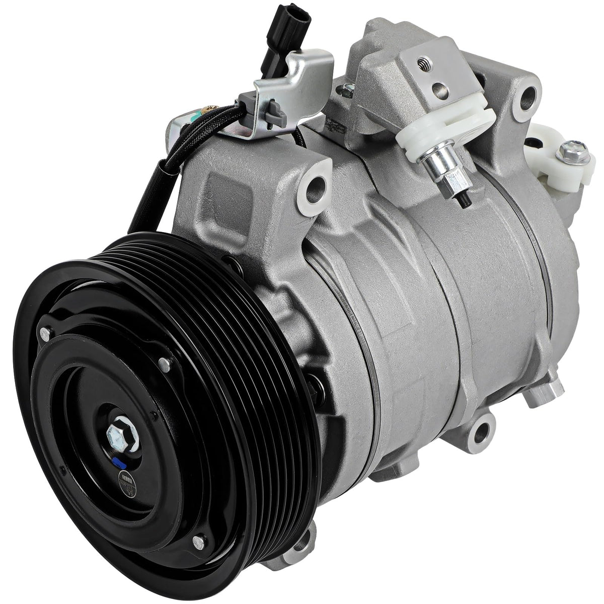 SCITOO compressor front view showing mounting points and fitment benefit