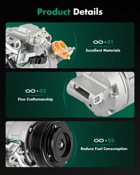 SCITOO compressor installed in engine bay demonstrating direct-fit application