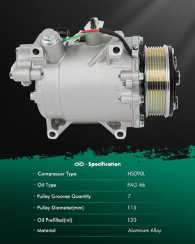 SCITOO compressor in a parked car scene conveying restored cabin comfort and cool driving experience