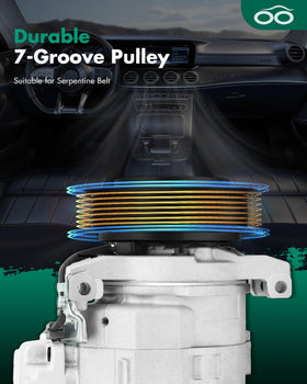 SCITOO compressor installed in engine bay demonstrating direct-fit benefit