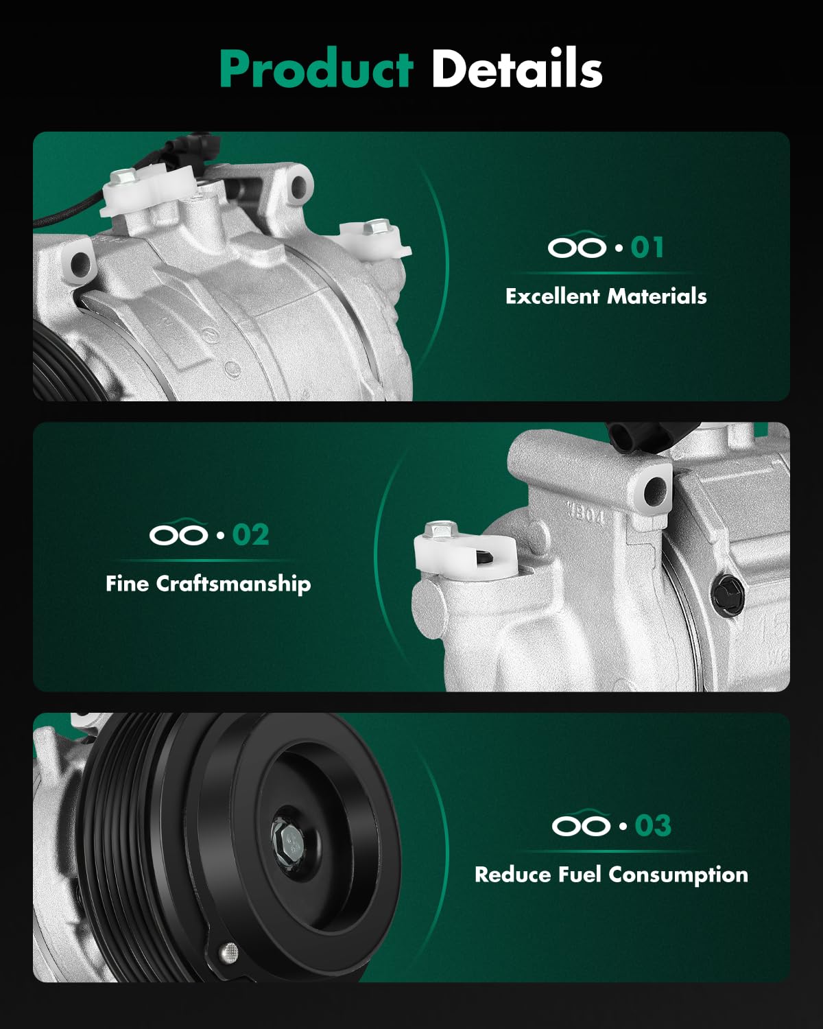 SCITOO compressor next to ruler showing compact size for easy vehicle fitment