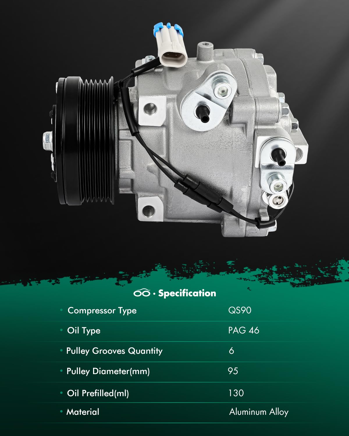SCITOO spec label close-up showing OE numbers for easy verification