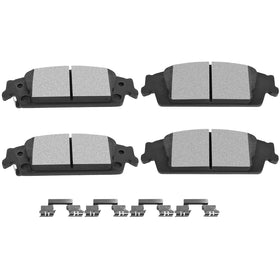 SCITOO D1707 front packaging showing complete rear pad set and labeling benefit reliable replacement