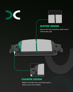 SCITOO D1707 pad profile closeup illustrating ceramic compound and precise fit improves braking feel