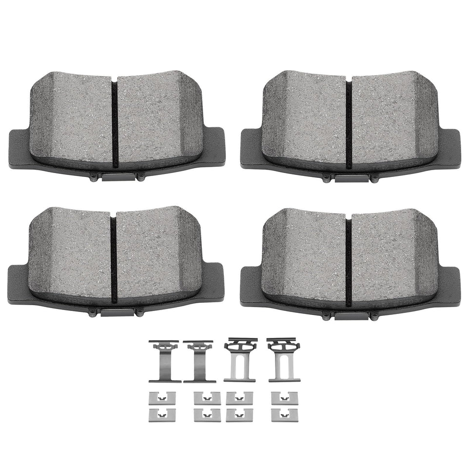 SCITOO D537 front packaging showing new rear pads and benefits