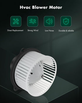 SCITOO fan cage close-up showing wheel blades, improves air circulation efficiency