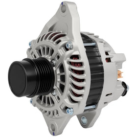 SCITOO front assembly alternator showing compact housing and direct-fit benefits