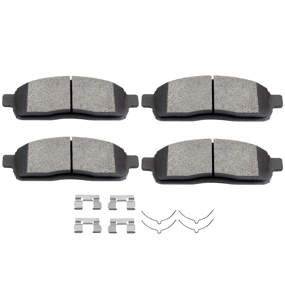 SCITOO front brake pads packaging showing kit and fitment for quick identification