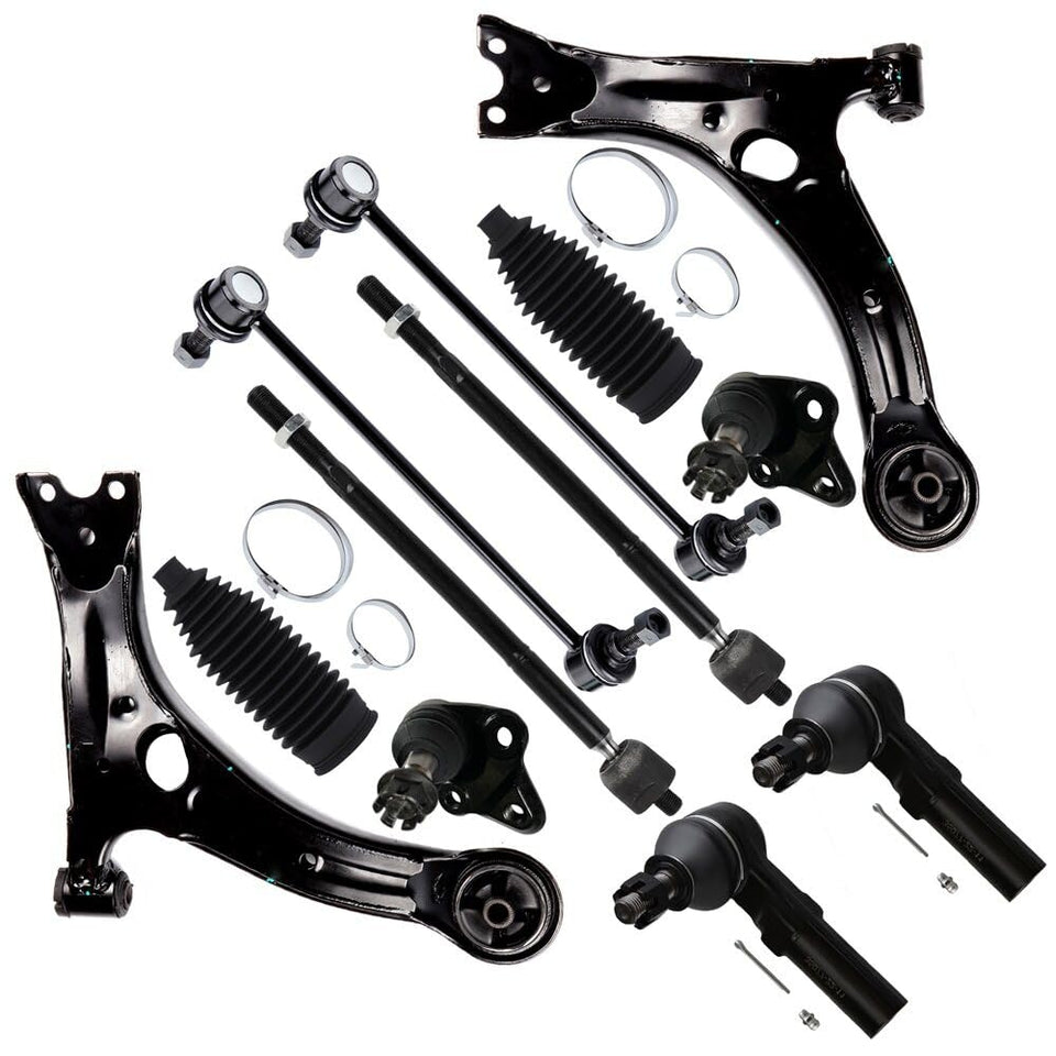 SCITOO complete suspension kit packaging showing all 12 pieces and improved repair convenience