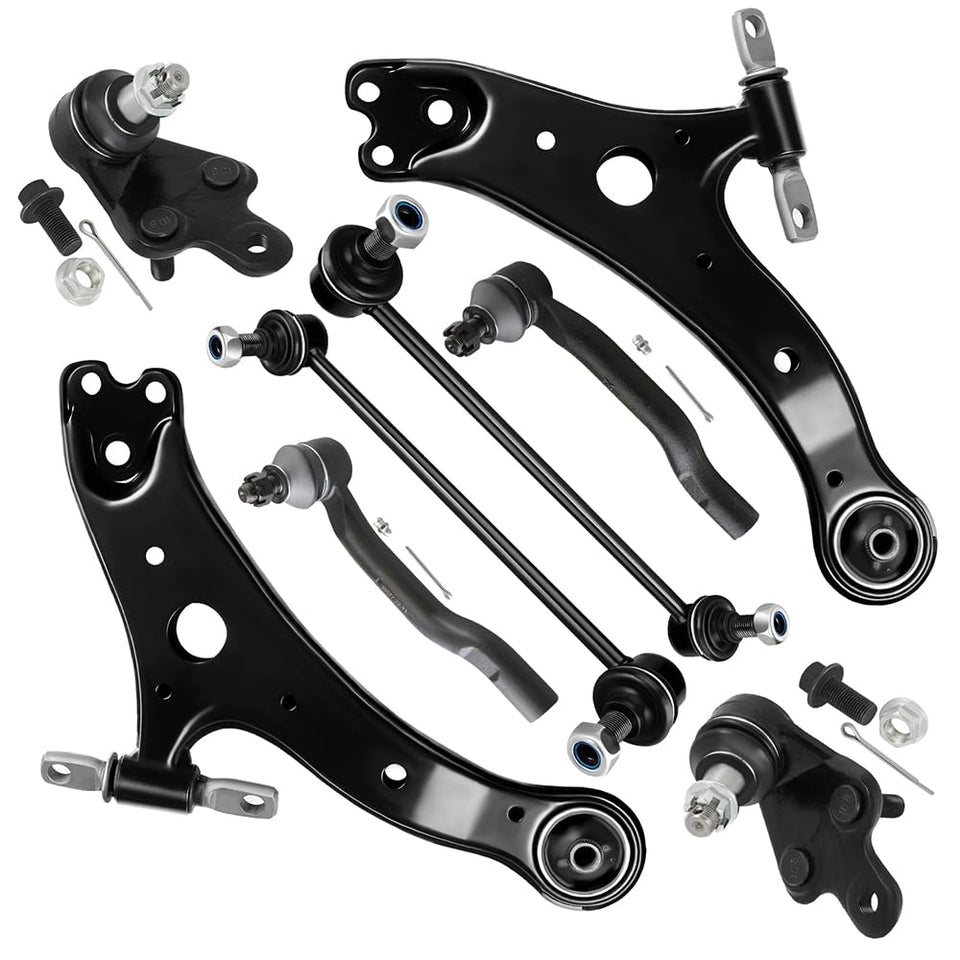 SCITOO front suspension kit packaging showing full 8-piece set, reliable replacement