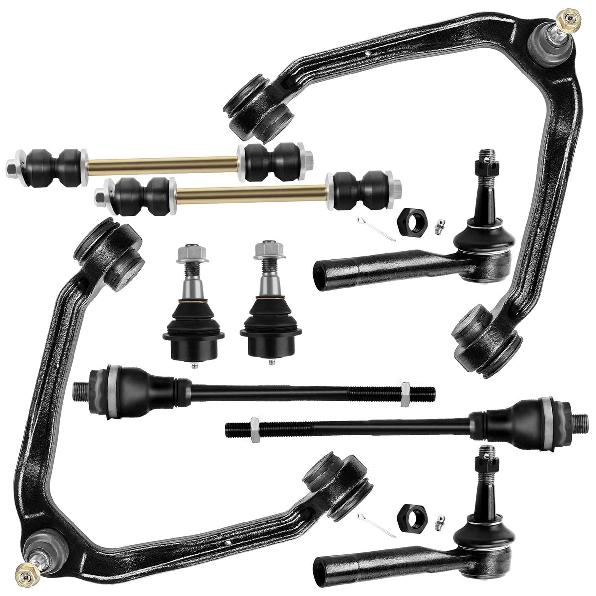 SCITOO front suspension kit packaged ready to install, simplifies full-front rebuild