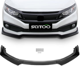 SCITOO front view installed on Civic showing sportier stance and protection
