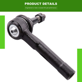 SCITOO inner and outer tie rod ends set improving steering response and alignment