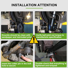 SCITOO inner tie rod end pair displayed for precise steering alignment benefit
