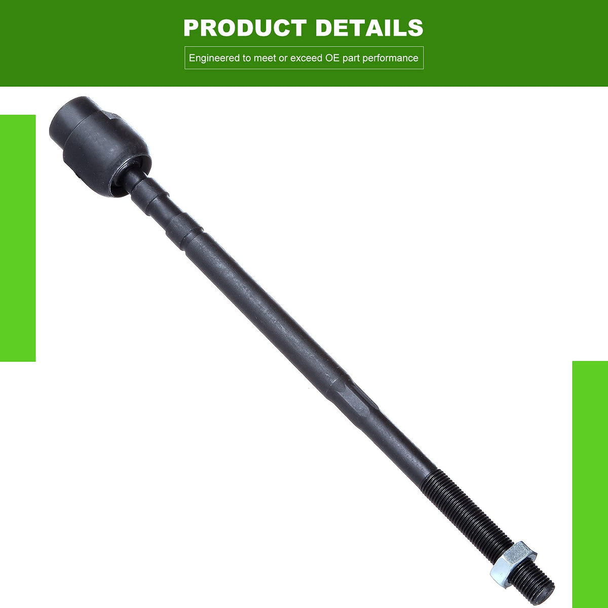 SCITOO inner tie rod threaded detail showing quality threads and easy installation