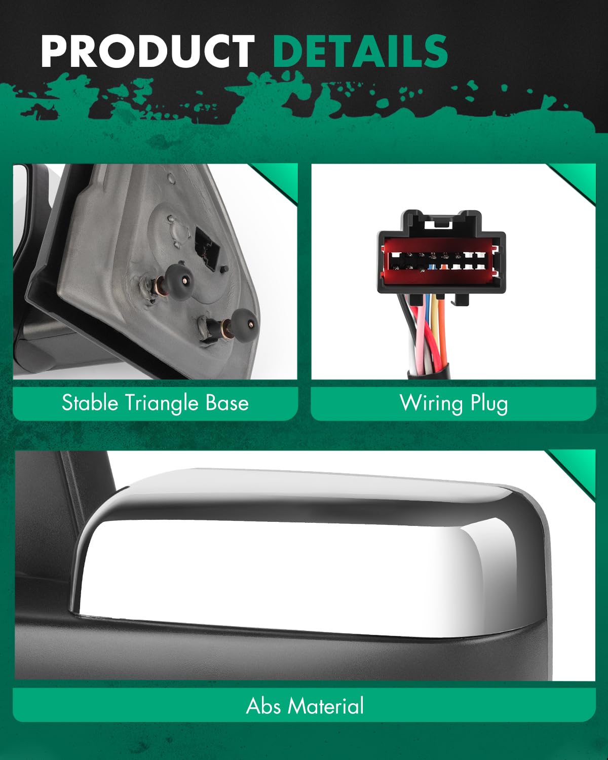 SCITOO installed on F-150 driver side showing improved towing visibility benefit