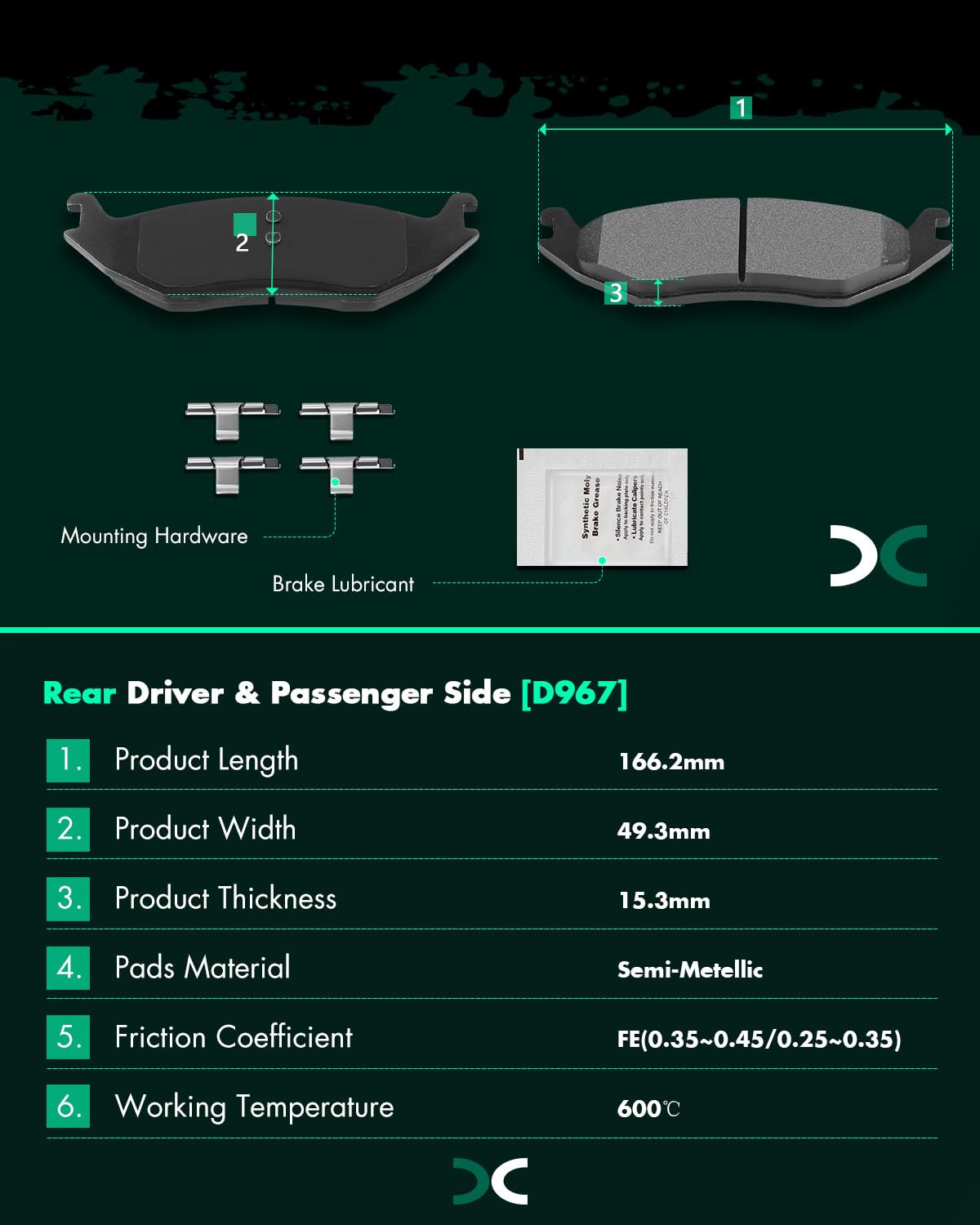 SCITOO front brake pads installed on Ram 1500 caliper demonstrating direct-fit ease and safety