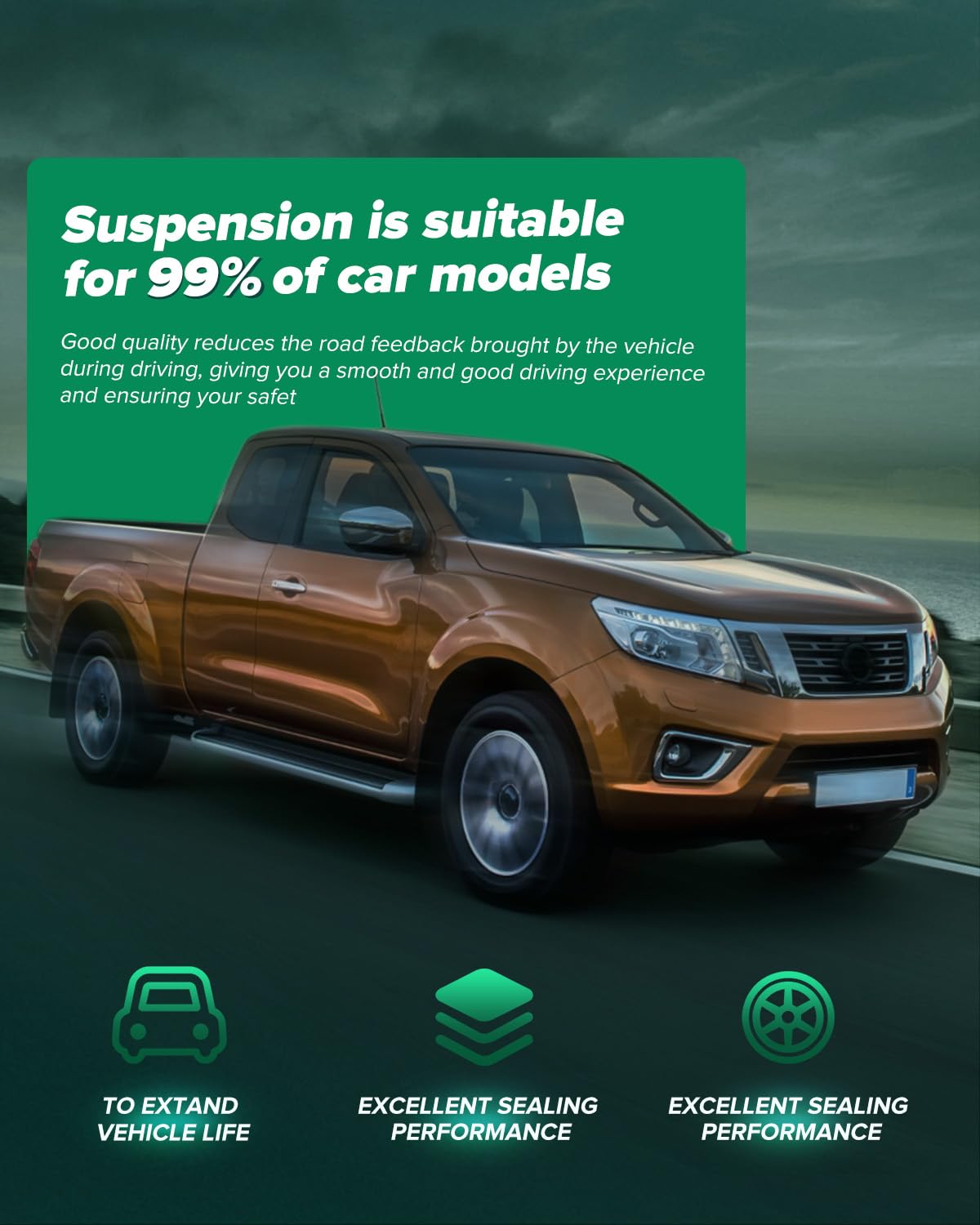 SCITOO installed on vehicle front driver side restoring steering control