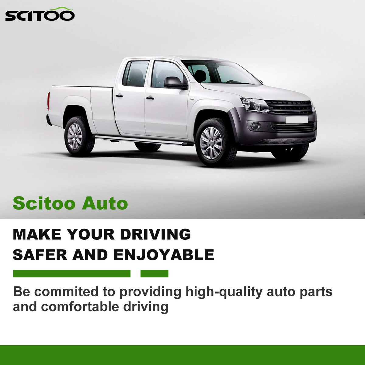 SCITOO kit components laid out displaying four tie rod ends ready for installation