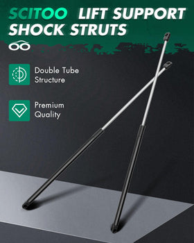 SCITOO struts being fitted in a garage scene showing DIY ease and safety