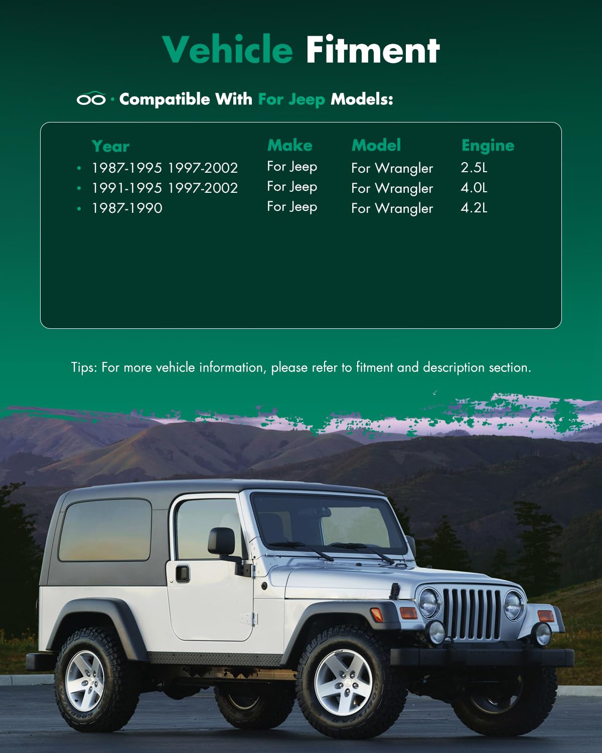 SCITOO installed on Jeep driving on road showing restored appearance benefit