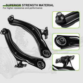 SCITOO lower control arm passenger side close-up highlighting fit and sturdy construction