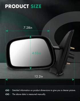 SCITOO mirror electrical connector detail for quick plug-in install