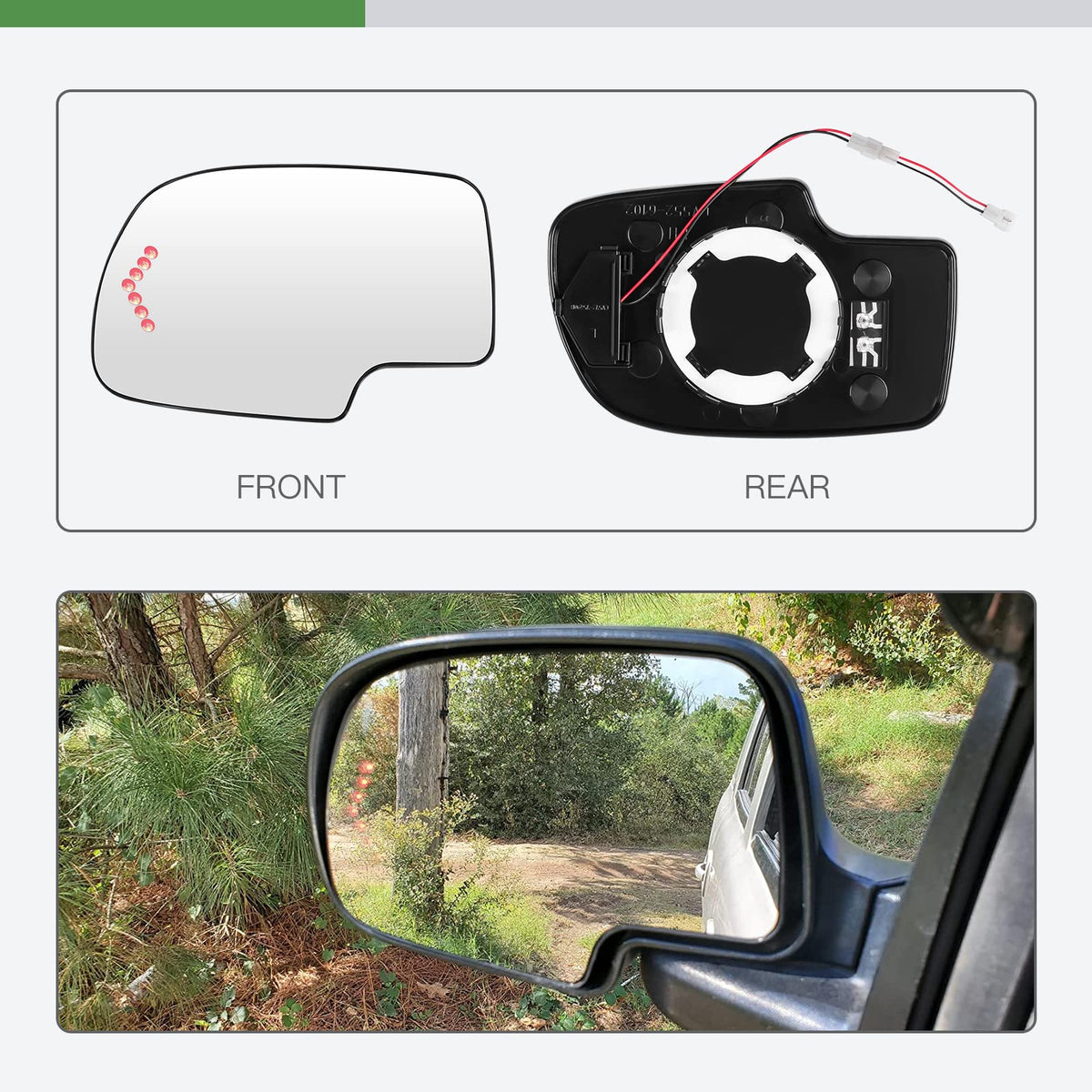 SCITOO glass texture detail highlighting clear reflective surface and reduced glare benefit