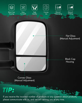 SCITOO mirror housing closeup highlighting durable ABS construction benefit