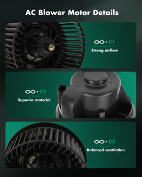 SCITOO motor blade terminals view ensuring easy plug-in installation benefit