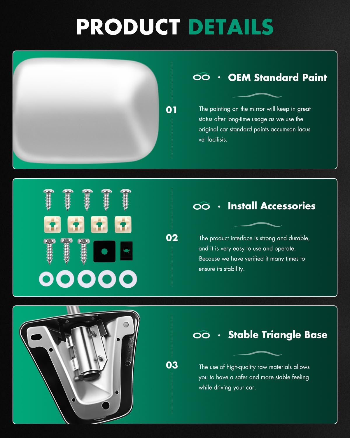 SCITOO mounting base and hardware showing included bolts for straightforward install