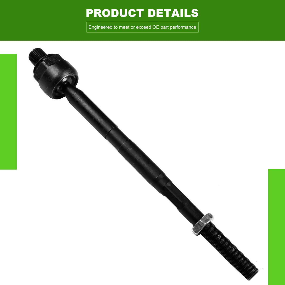 SCITOO outer tie rod end close-up showing durable joint for reliable steering response