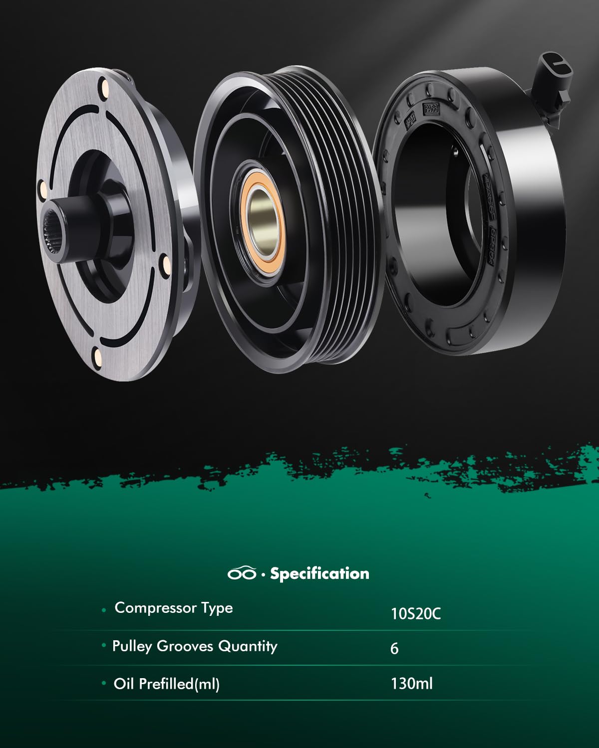 SCITOO boxed components showing pulley plate and coil for complete-replacement benefit